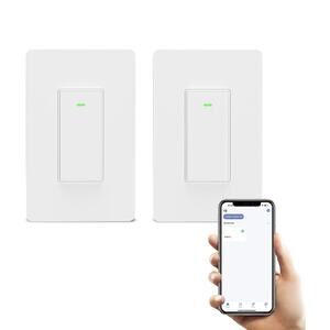 Smart Switch 3 Way Smart Alexa Light Switch Compatible with Alexa and Google
